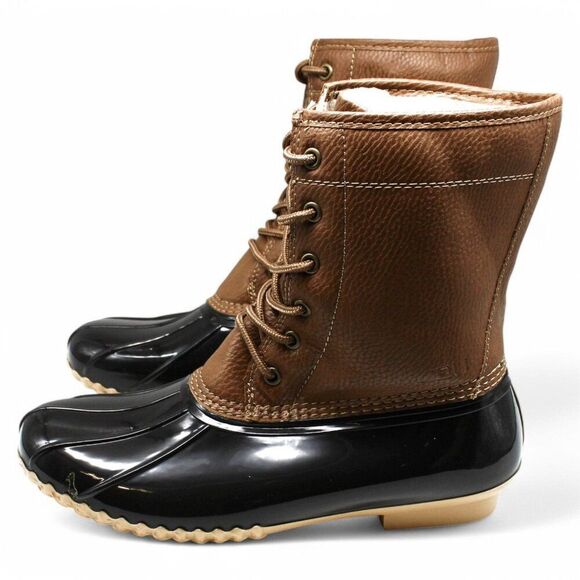 JBU by Jambu Womens Maplewood Waterproof Rain Mid Calf Boot Chocolate Brown - Picture 7 of 9